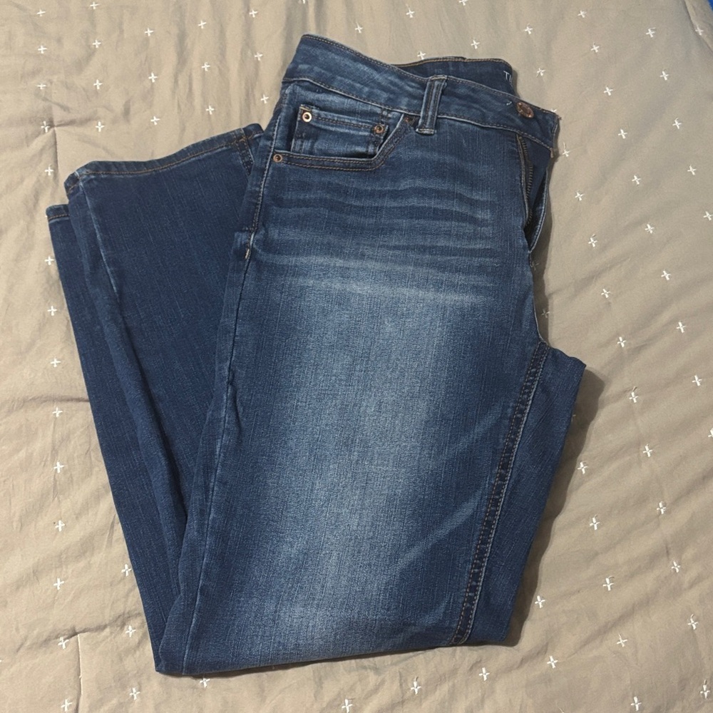 Time and Tru Dark Blue Straight Jeans